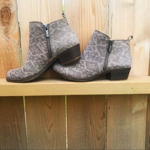 Lucky Brand Suede Leather Ankle Booties